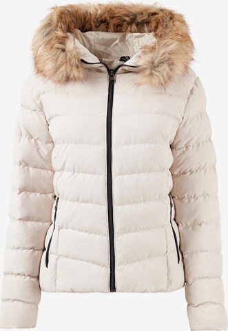 LELA Winter Jacket in White: front