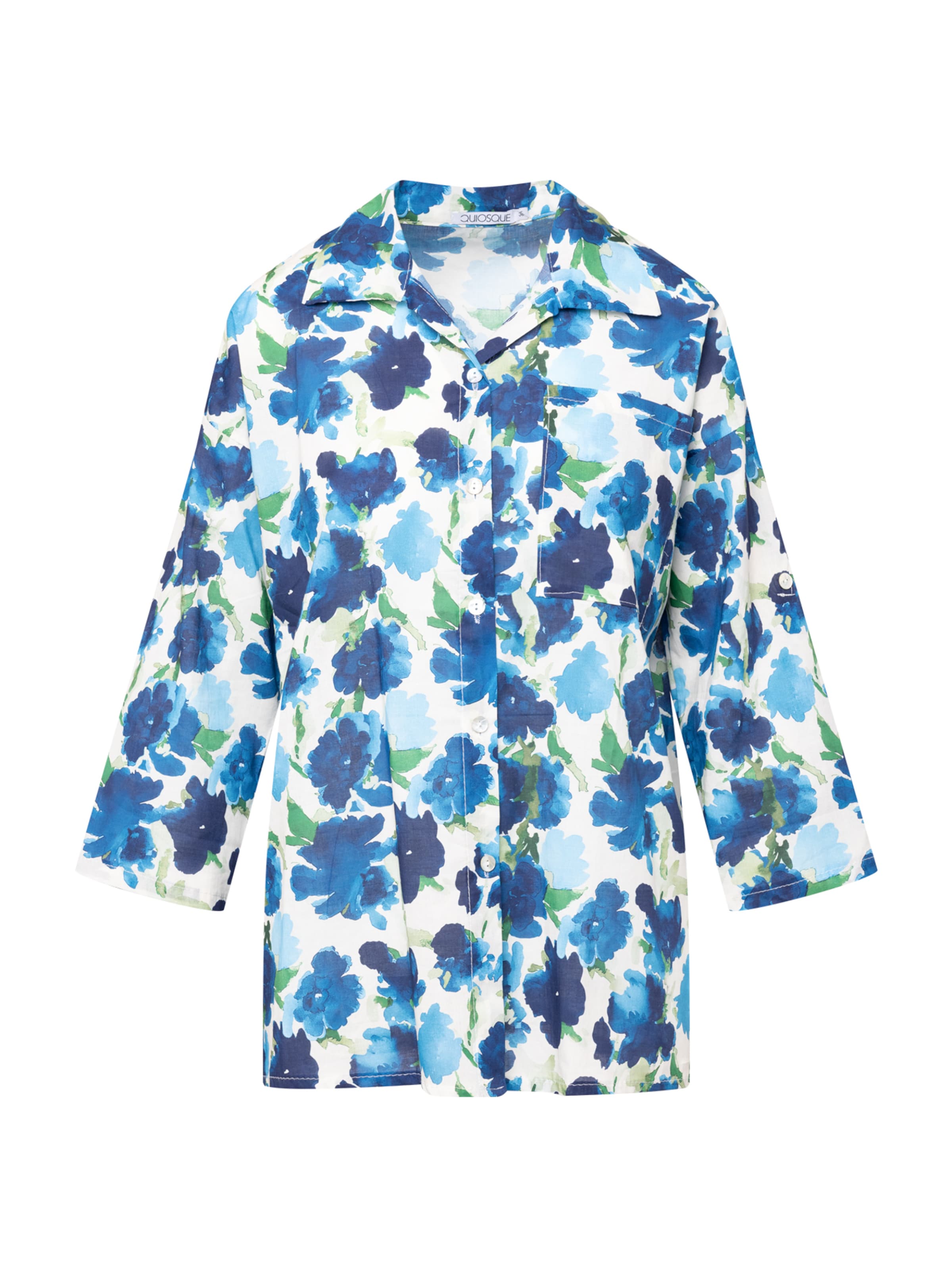 Quiosque Bluse in Blau: Vorderseite