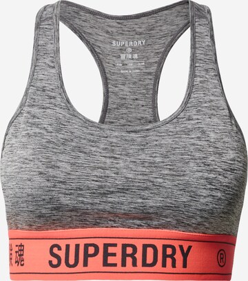 Regular Soutien-gorge de sport Superdry en gris : devant