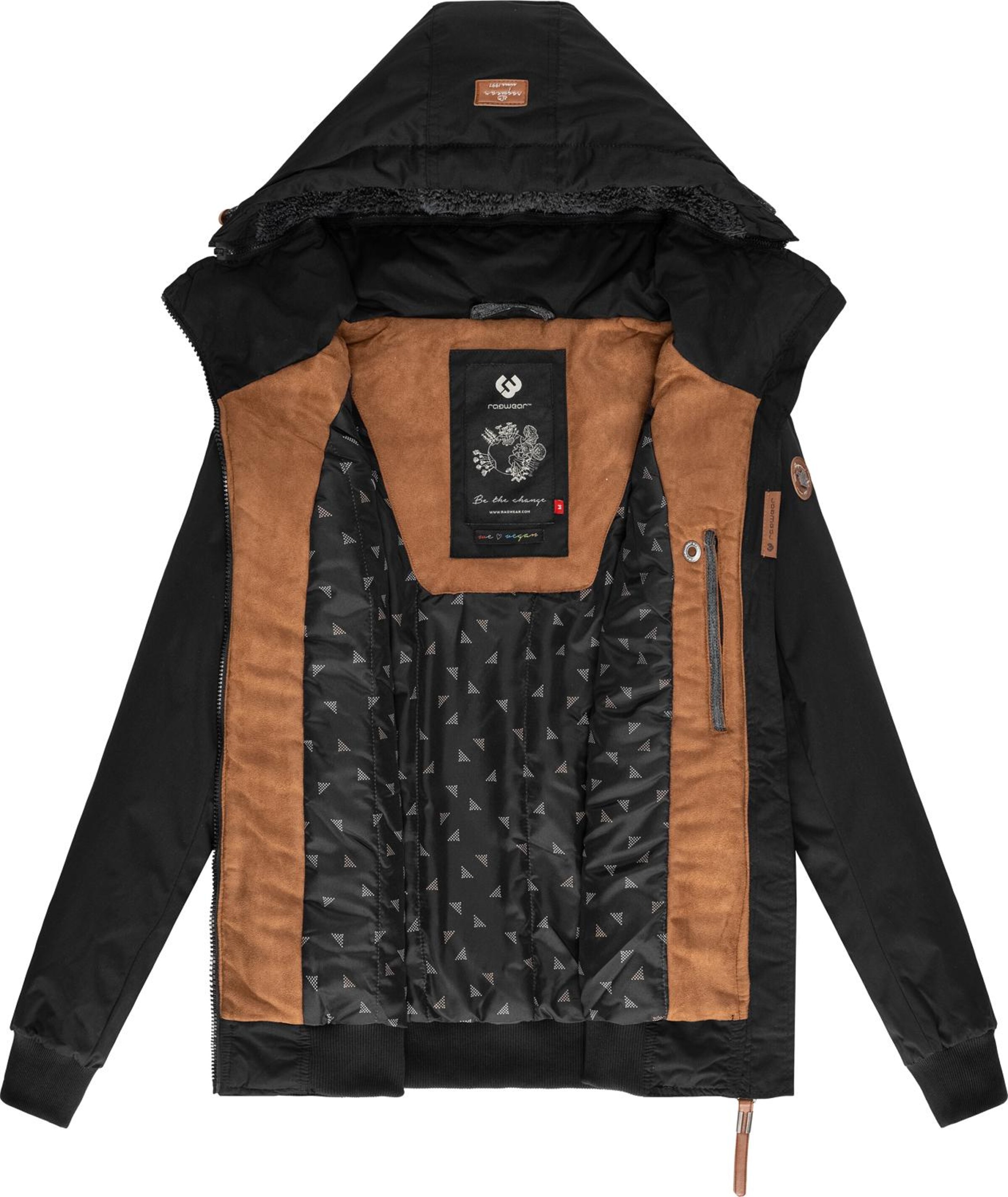 Ragwear Functionele jas 'Jotty' in Zwart