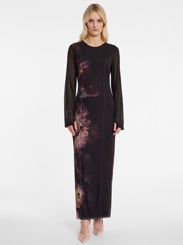 Ana Alcazar Jurk 'Azori' in Zwart: voorkant