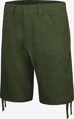 Regular Pantalon outdoor 'Gobi' normani en vert