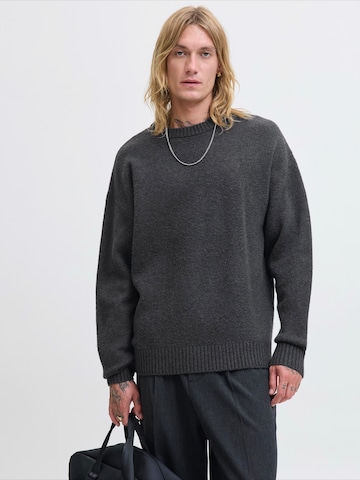 JACK & JONES Trui 'JJESOHO OLLIE' in Grijs: voorkant