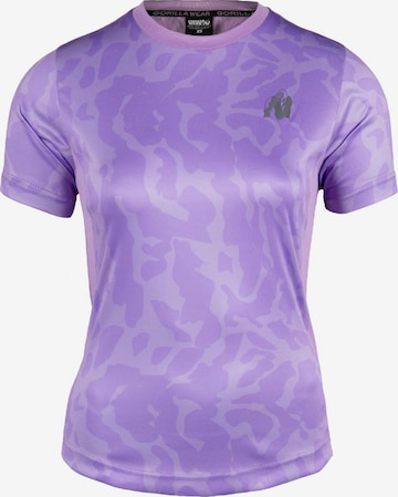 Gorilla Wear Funktionsshirt 'Raleigh' in Lila: Vorderseite