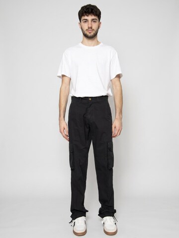 Baggy Pantaloni cargo 'Light Cargo Black Pant' di CAT in nero