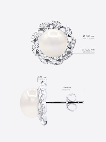 Ateliers Saint Germain Earrings 'Paix' in White