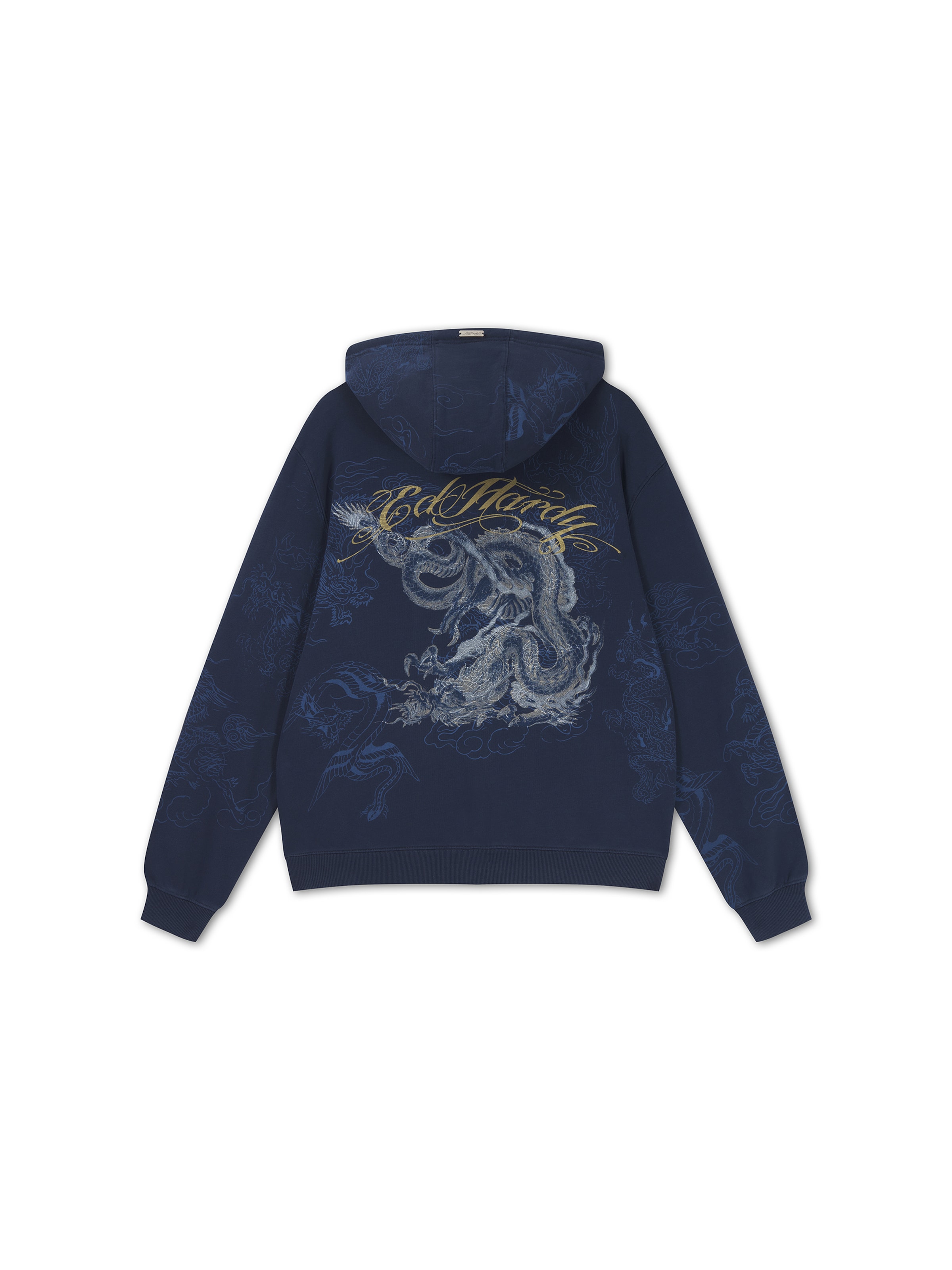 Ed Hardy Суичъри с качулка в синьо