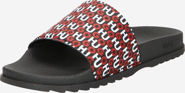 HUGO Pantofle 'Match' – černá: přední strana