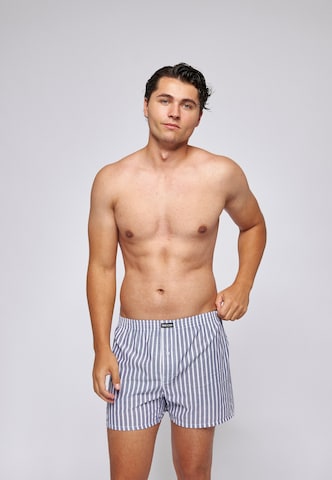 SNOCKS Boxer shorts 'American Woven weit' in Blue: front
