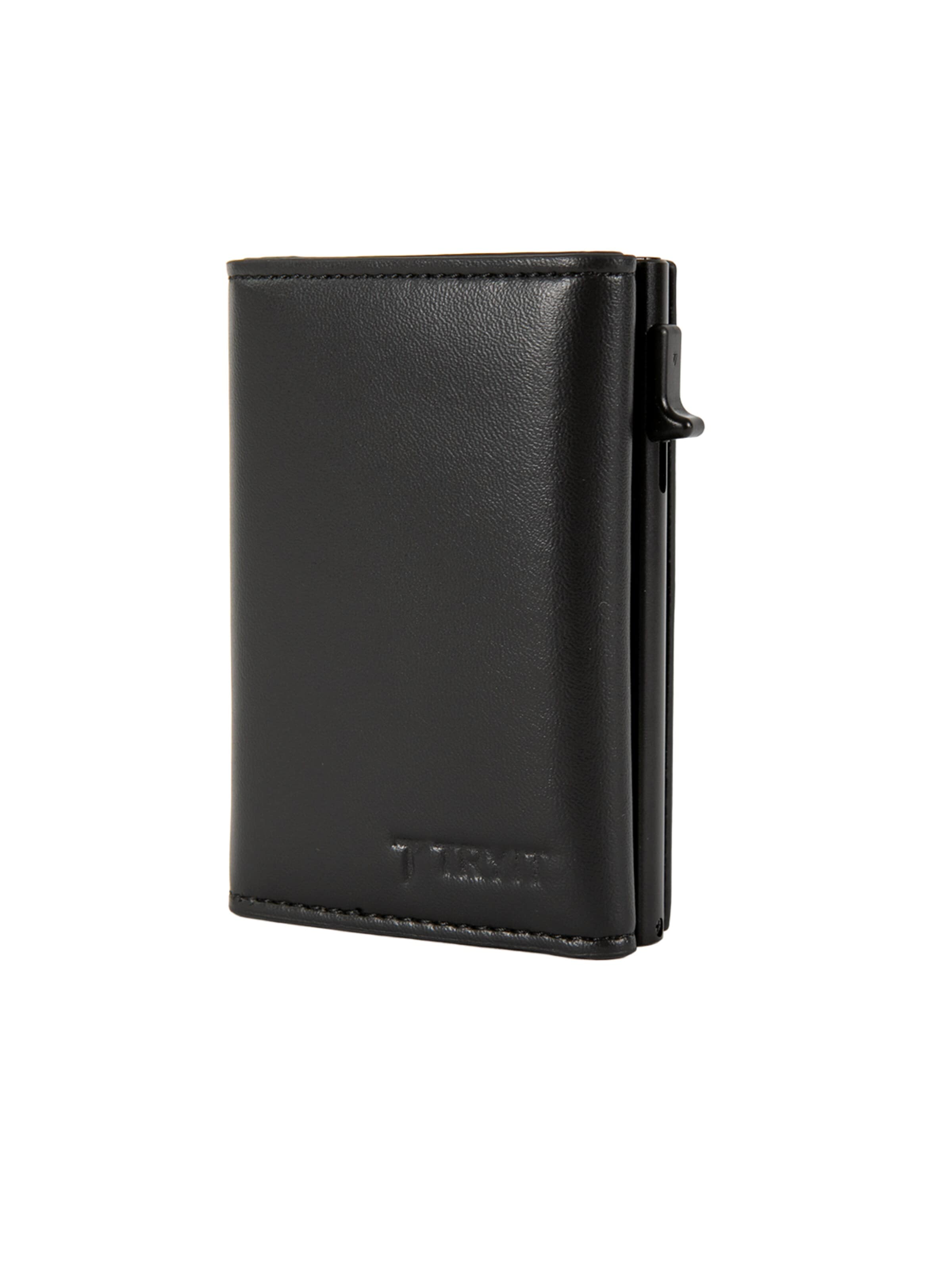 TRYIT Wallet 'Cardholder aus veganem Leder' in Black: front
