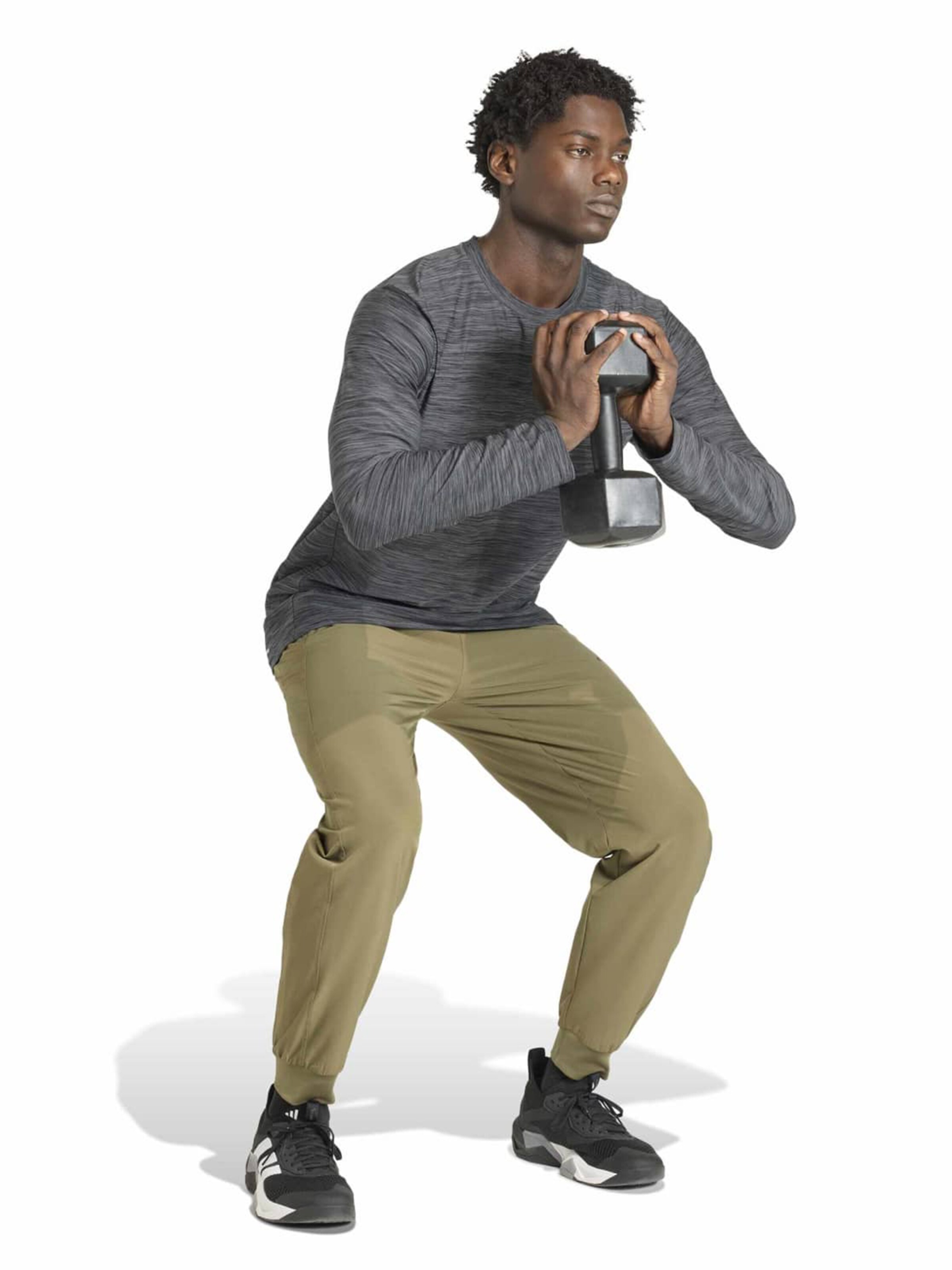 ADIDAS PERFORMANCE Tapered Sporthose in Grün