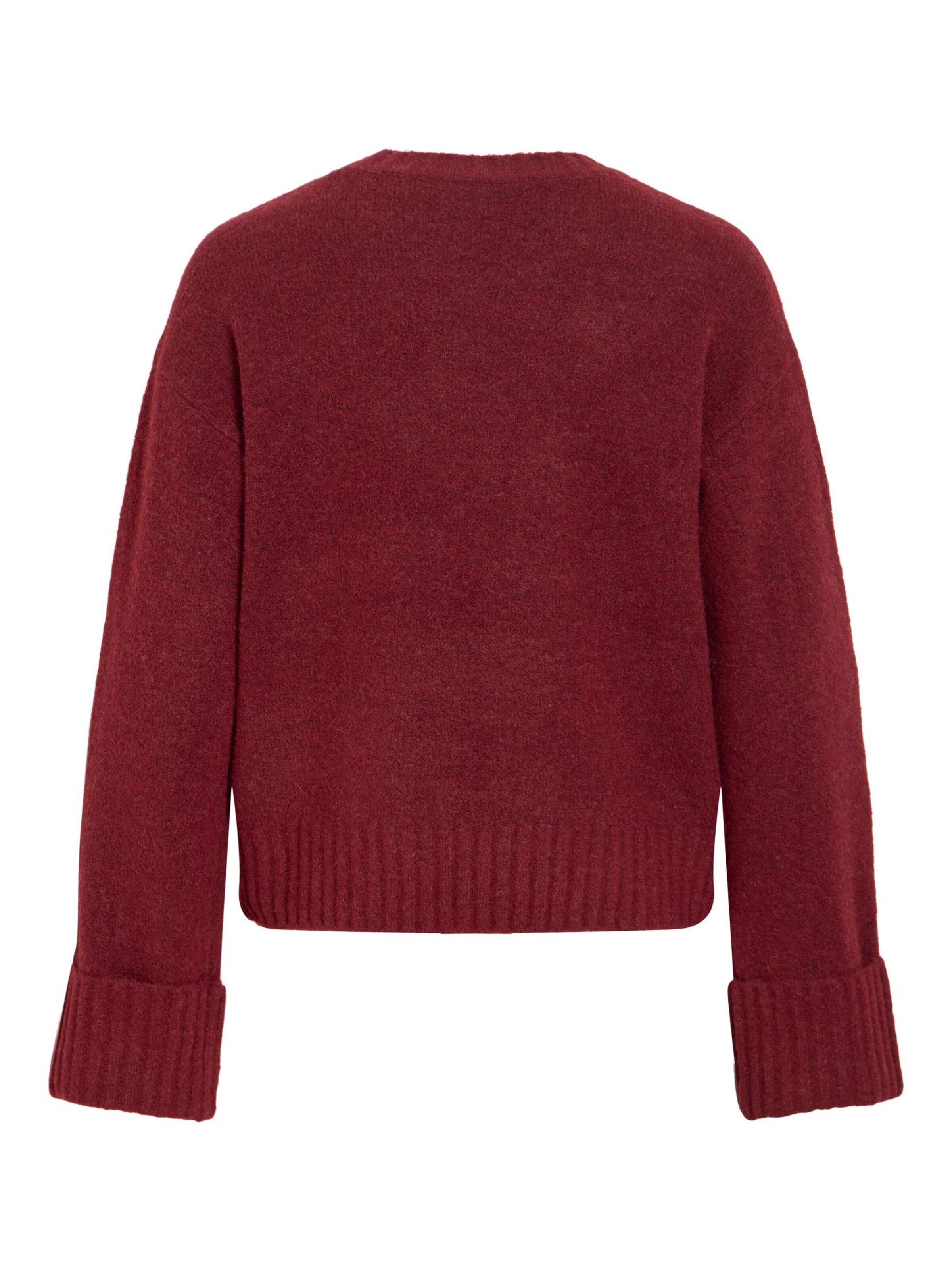 VILA Sweater 'VILuna' in Red