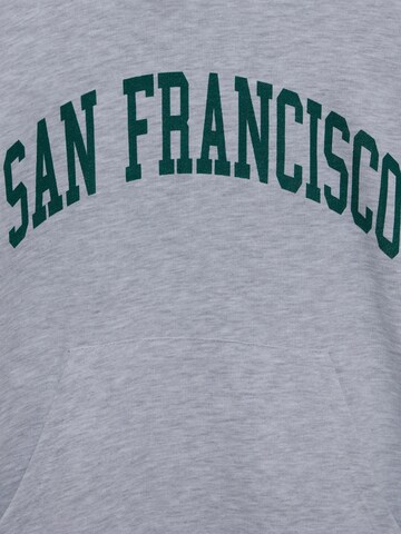 Pull&Bear Sweatshirt in Grau