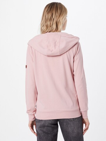 Pepe Jeans Zip-Up Hoodie 'ANNE' in Pink