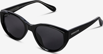 LatenzaZero Okulary przeciwsłoneczne 'Apex Sun' w kolorze czarny: przód