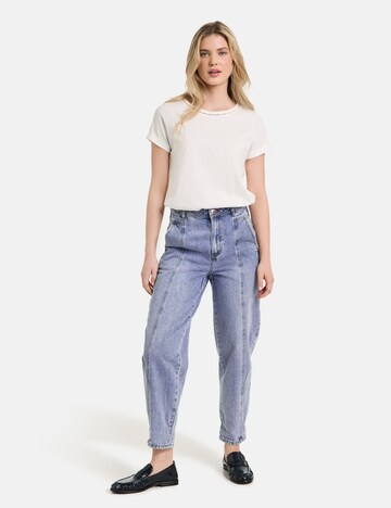 TAIFUN Tapered Jeans in Blau