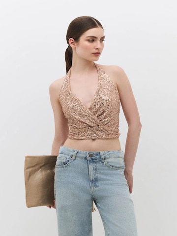Haut No Matter What en beige : devant