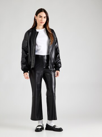 COMMA Flared Trousers in Black