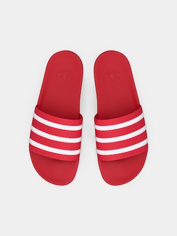ADIDAS ORIGINALS Muiltjes 'ADILETTE' in Rood