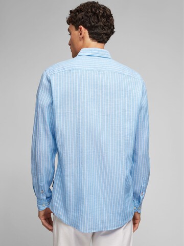 HECHTER PARIS Regular fit Overhemd in Blauw