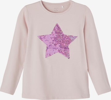 T-Shirt 'Tila Star' NAME IT en rose : devant