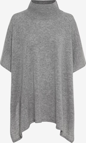 HALLHUBER Poncho in Grau: front