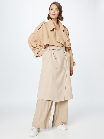 Cappotto di mezza stagione di Nasty Gal in beige: frontale