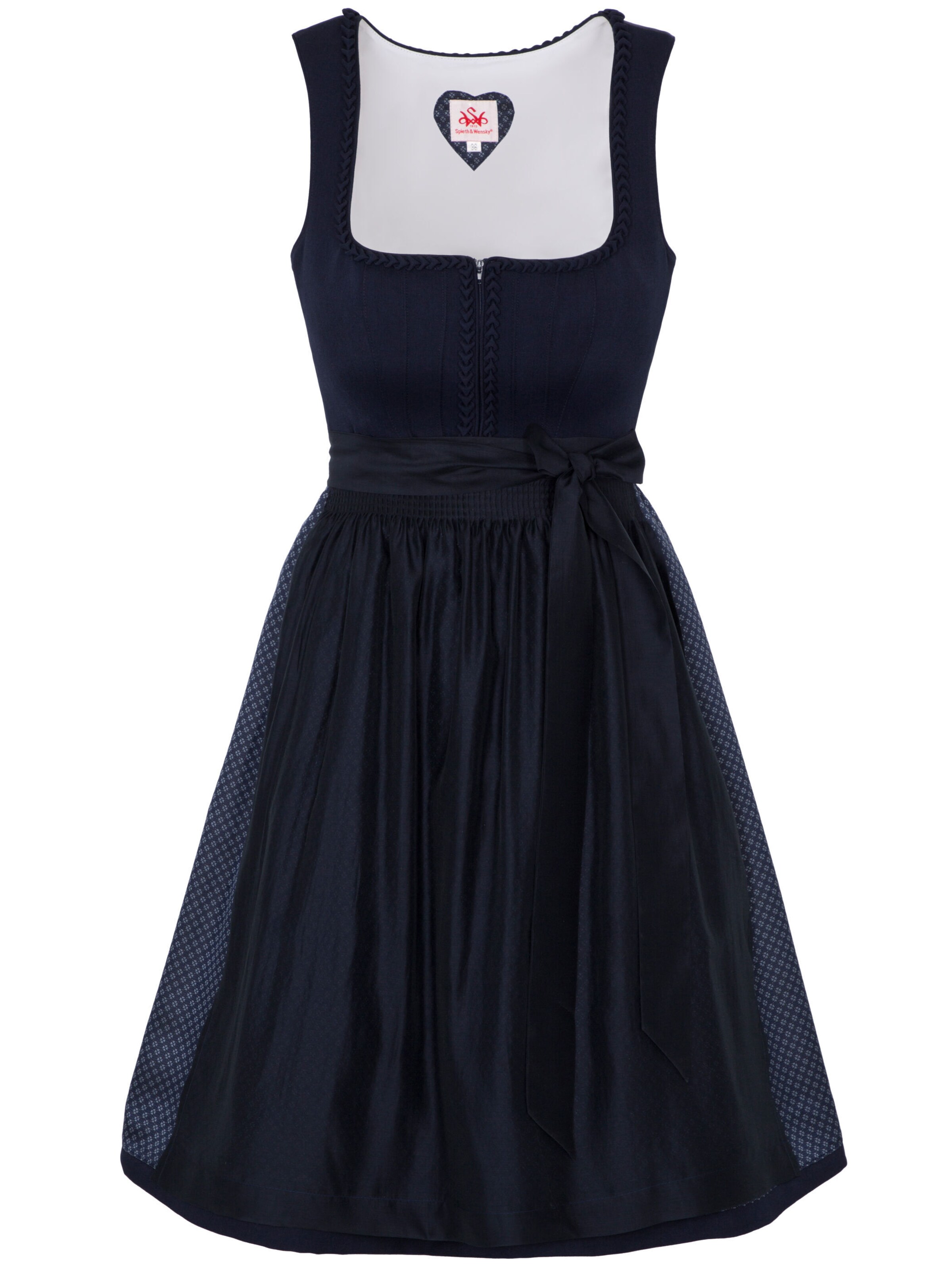 Dirndl 'Element' SPIETH & WENSKY en bleu : devant
