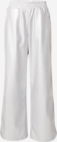 Karo KauerWide Leg/ Široke nogavice Hlače - srebro boja: prednji dio