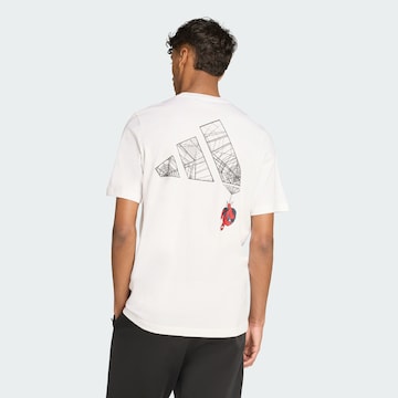ADIDAS SPORTSWEAR Функциональная футболка 'Adidas X Marvel Spider-Man' в Белый: спереди