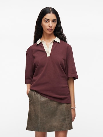 ROUGE EDIT Shirt in Bruin: voorkant