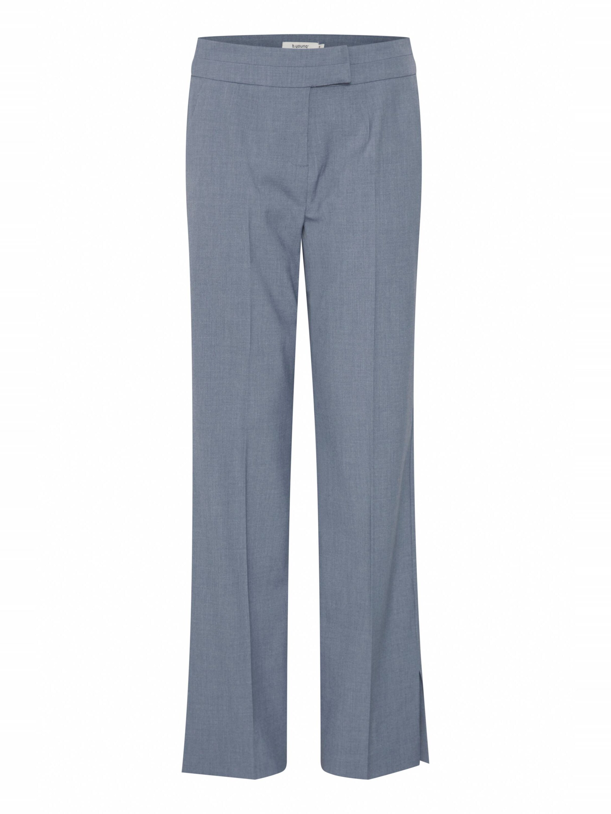 Pantalon à plis 'Danta' b.young en bleu : devant