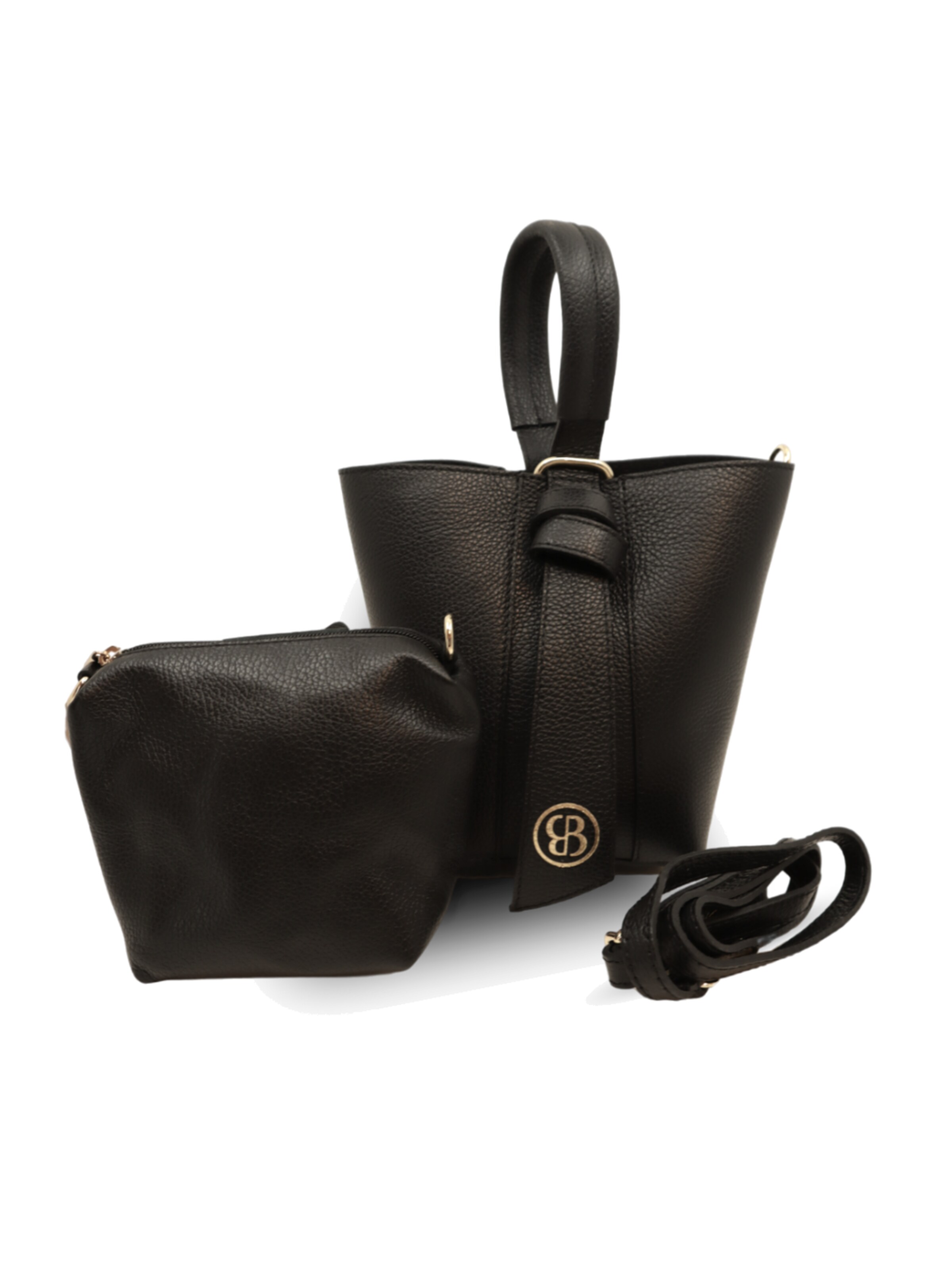 BESSO Handbag 'Sensibilità Funzionale' in Black: front