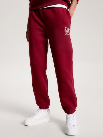 TOMMY HILFIGER Tapered Pants in Red: front