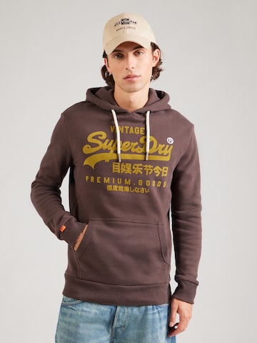 Superdry Sweatshirt i brun: forside