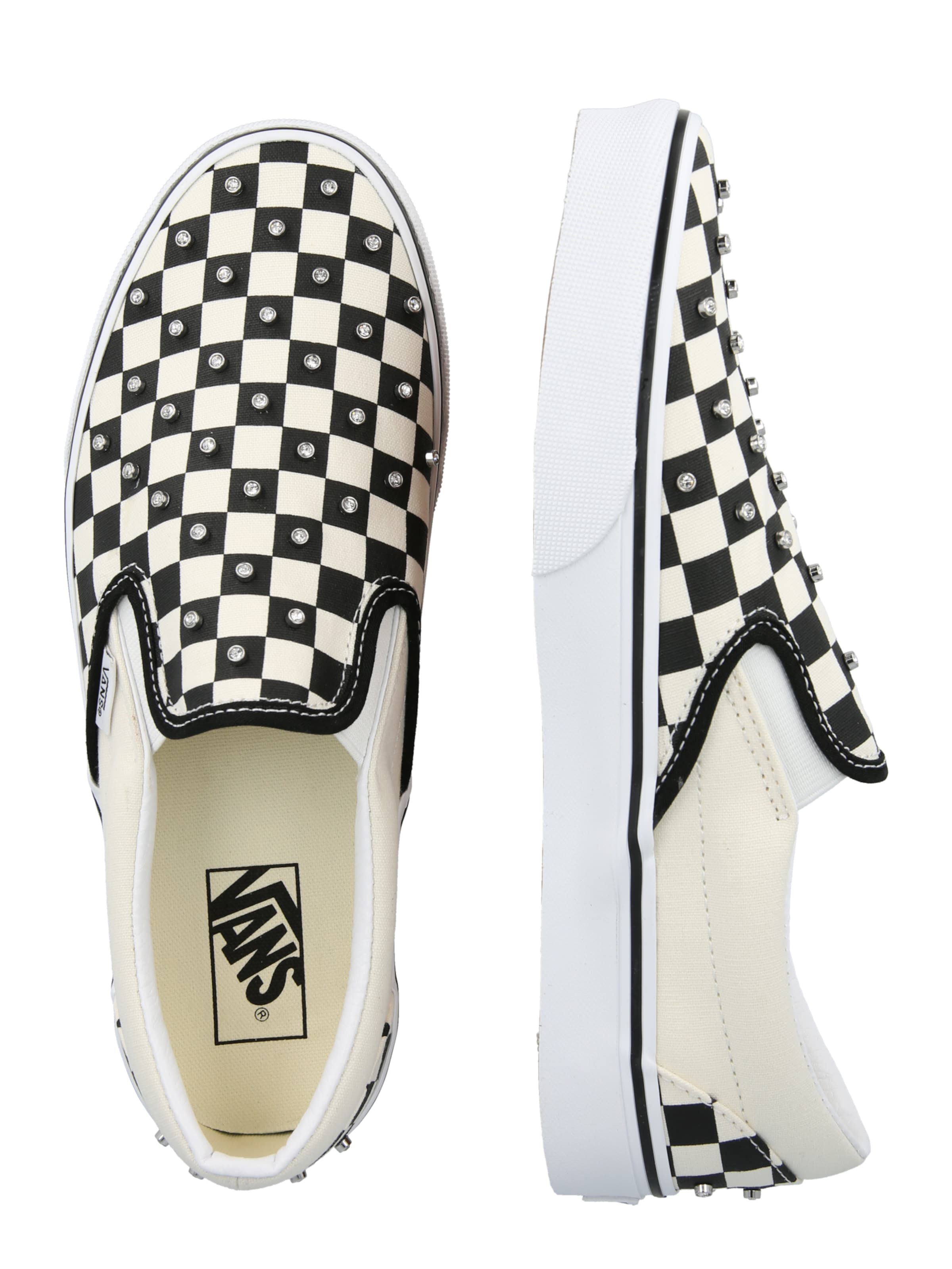 VANS Slip on -tennarit värissä musta: sivusta