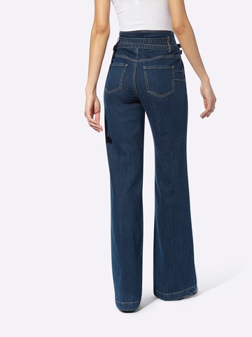 Bootcut Jean heine en bleu