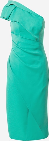 Chi Chi London Koktejlové šaty – zelená: přední strana