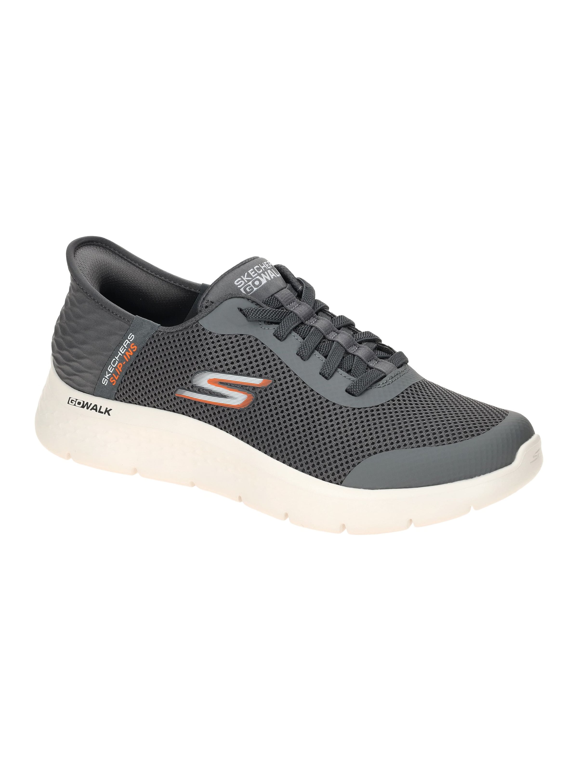 SKECHERS Hausschuh 'Go Walk Flex SLIP-IN 216324'‌‌ in Grau: Vorderseite
