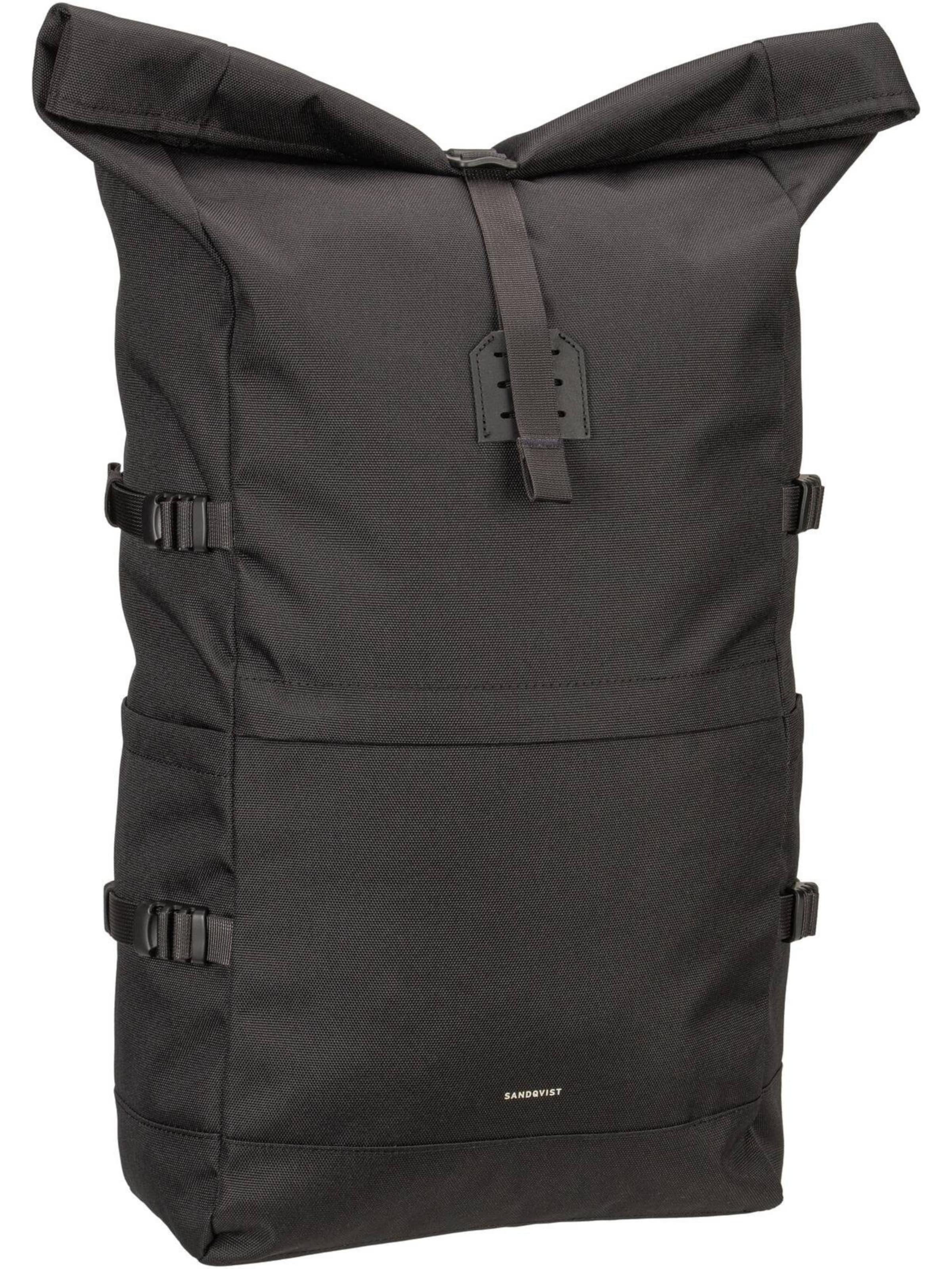 SANDQVIST Backpack in Black: front