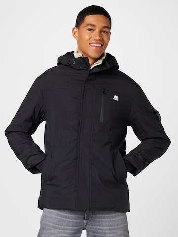 Petrol Industries Winter Jacket in Black: front