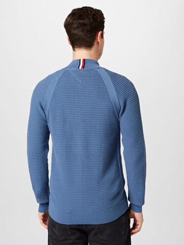 Vestes en maille TOMMY HILFIGER en bleu