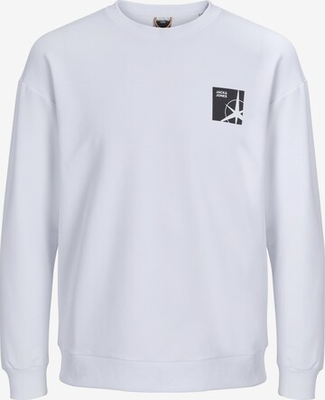 JACK & JONES Sweatshirt 'Filo' in White: front