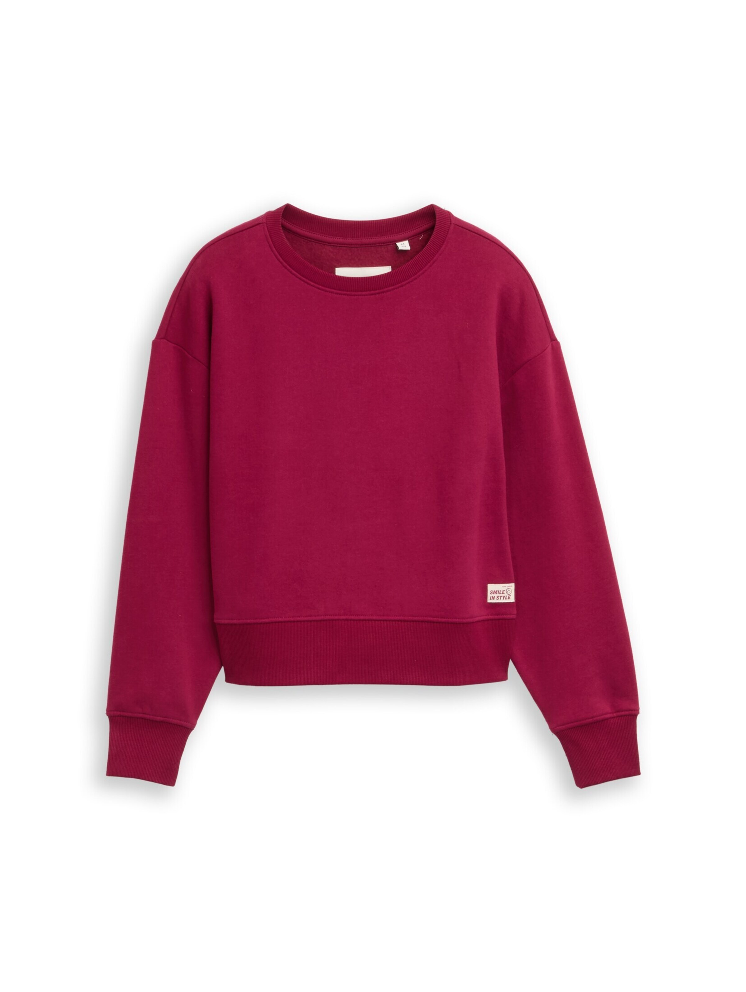 TOM TAILOR Sweatshirt in de kleur Grenadine, Productweergave