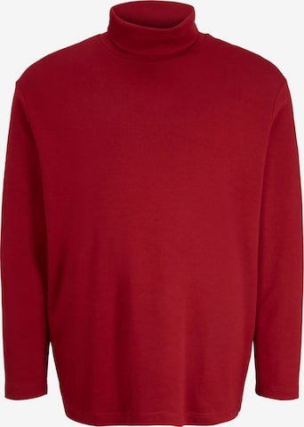 TOM TAILOR Men + Majica | rdeča barva: sprednja stran