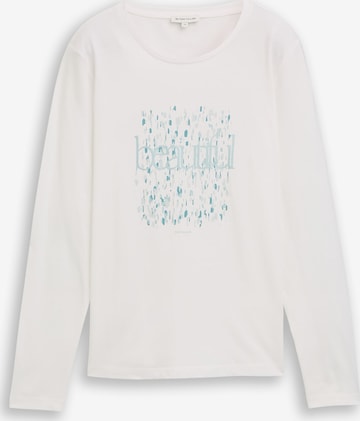 TOM TAILORMajica - bijela boja: prednji dio