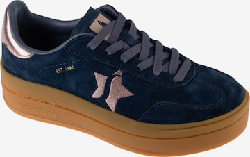 SKECHERS Platform trainers 'Skechers Academy Hi-Elevated Essence' in Blue: front