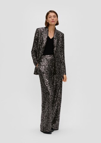 s.Oliver BLACK LABEL Wide leg Pants in Black