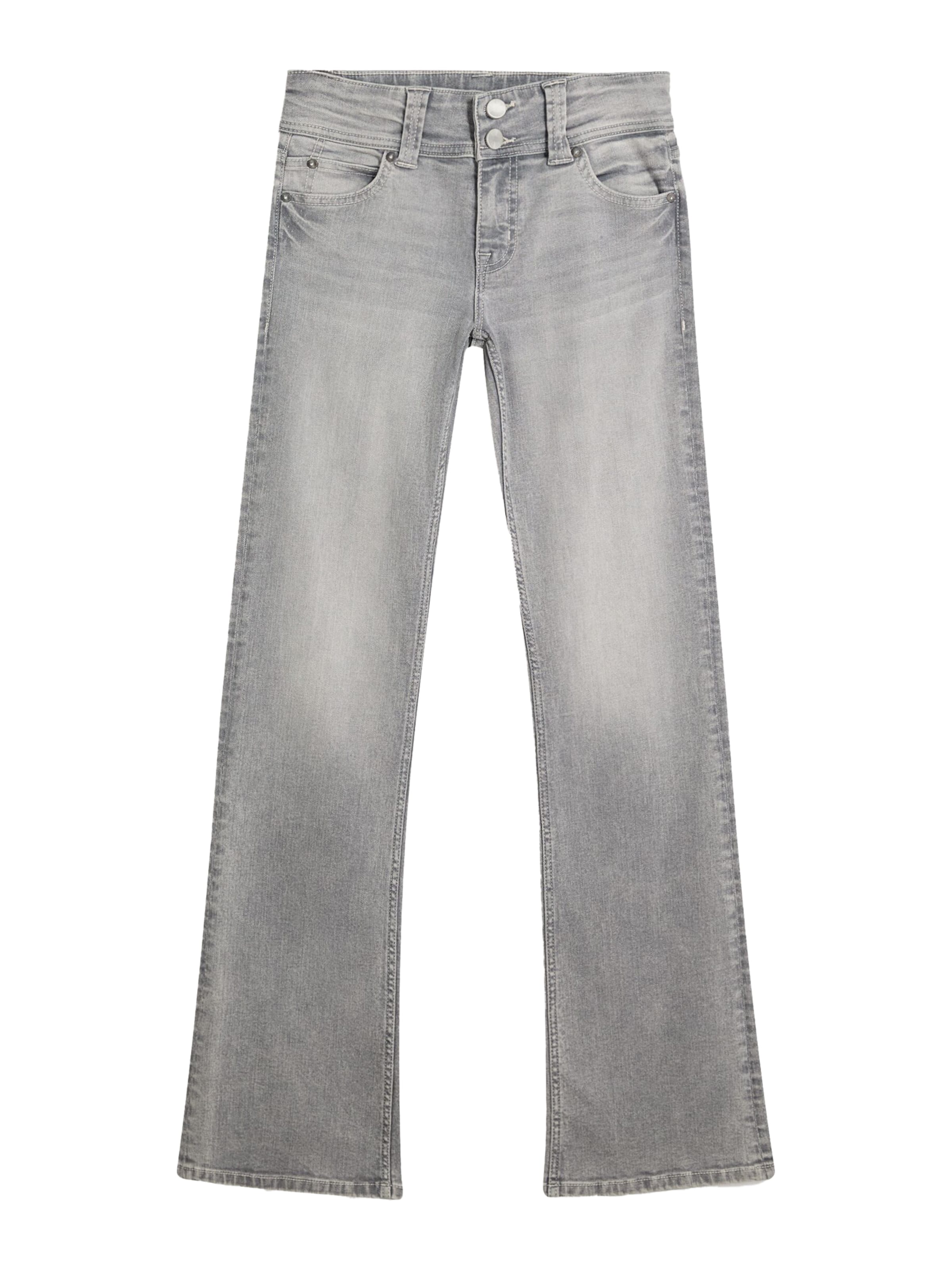 Bootcut Jeans de la Bershka pe gri: față