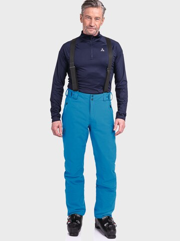 Regular Pantalon outdoor 'Weissach' Schöffel en bleu